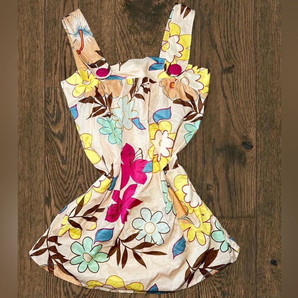 retro floral top by Xhilaration